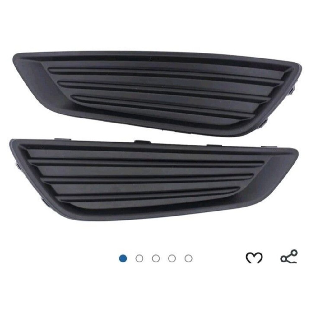 2015-18 Ford Focus Fog Light Grille Bezel Cover Trim, Fog Light Cover W/O Hole